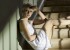On the stairs